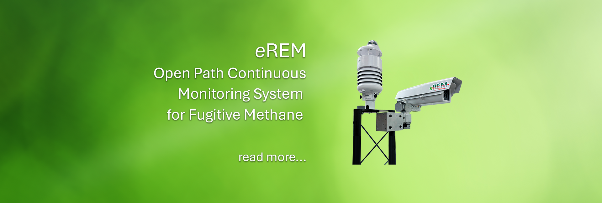 eREM on green background