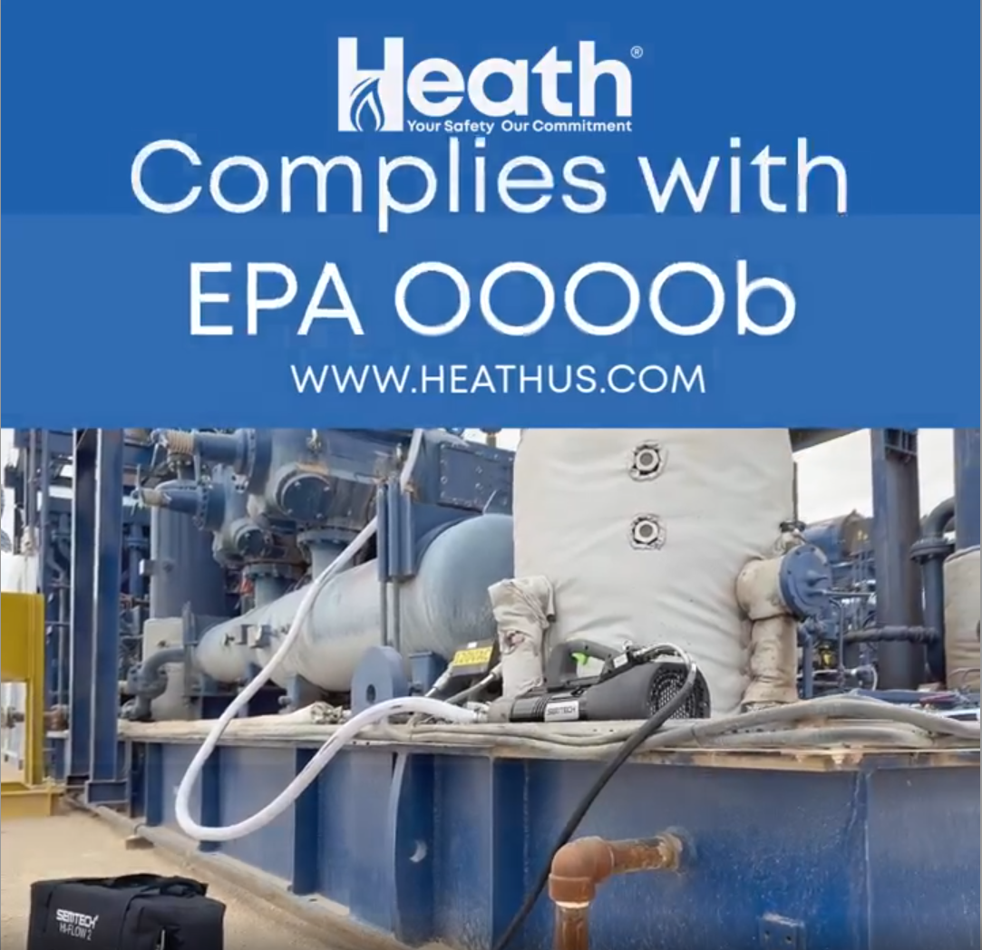 SEMTECH HF2 sampling fugitive methane at compressor