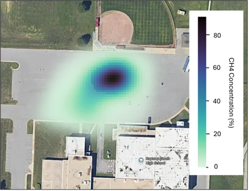 Methane Heat Map