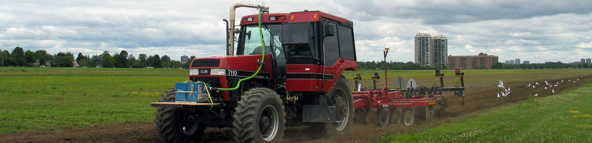 Farm tractor PEMS testing